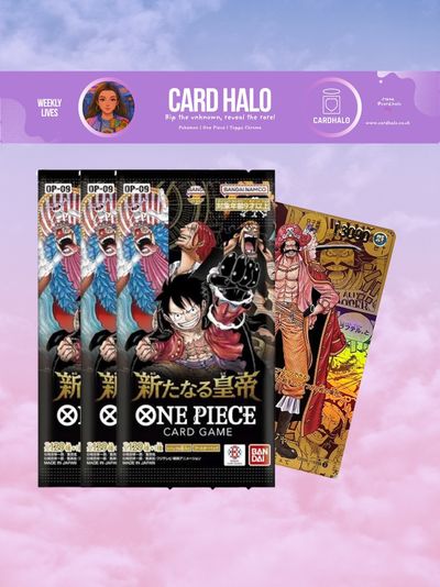 X3 Japanese One Piece Booster Packs